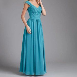 NEW Allure Bridesmaids 1374 Maxi Dress